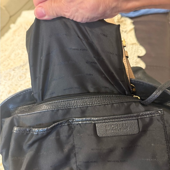 Michael Kors Black and Tan Shoulder Bag - Picture 8 of 10